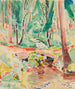 Waldbach II - Oskar Moll — näkymä teoksesta