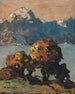 Vue d'automne sur le lac de Garde - Oskar Mulley — näkymä teoksesta