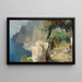 Capri-maalaus - Othmar Brioschi — kehystetty taideteos seinällä