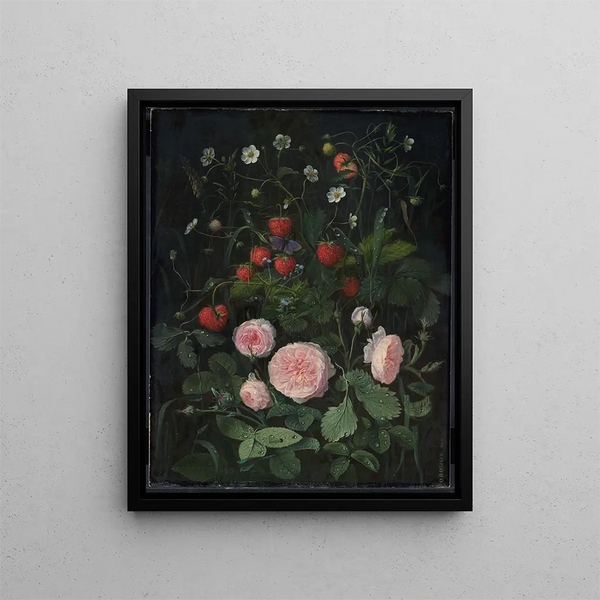 Otto Didrik Ottesen - Still Life With Roses And Strawberries.webp