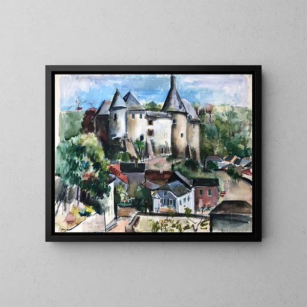 Clerf de Luxembourg - Otto Geigenberger — kehystetty taideteos seinällä