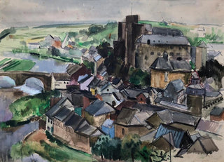 Otto Geigenberger - Esch an der Sauer Gesamtansicht Luxemburg.webp