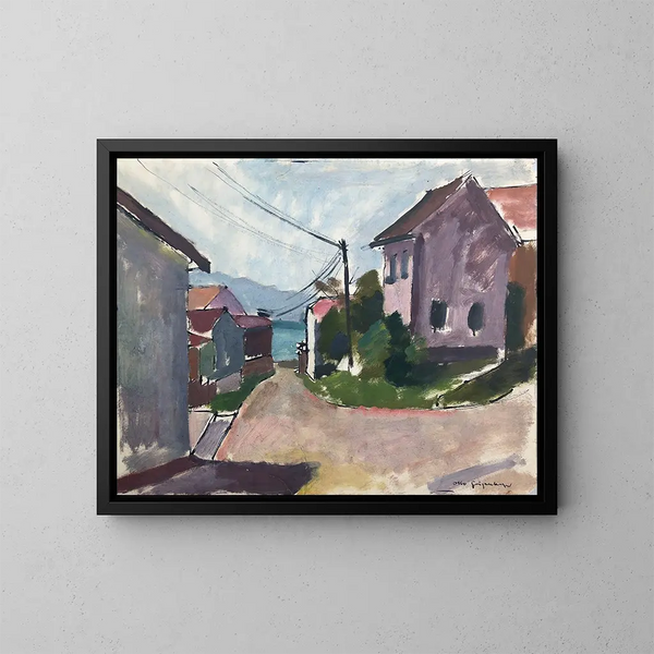 Gstadt au Chiemsee - Otto Geigenberger — kehystetty taideteos seinällä