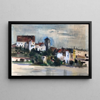 Otto Geigenberger - Wasserburg am Inn Innpartie.webp