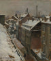 Vue depuis l'atelier de l'artiste sur l'Augustastraße à Karlsruhe - Otto Gräber — näkymä teoksesta