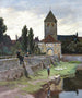 La porte de Rothenburg à Dinkelsbühl - Otto Kubel — näkymä teoksesta