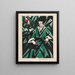 Femme en vert - Otto Lange — kehystetty taideteos seinällä