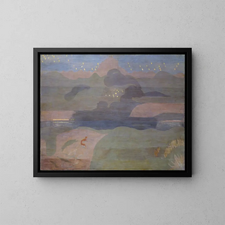 Otto MeyerAmden - Starry Night above Lake Walen.webp