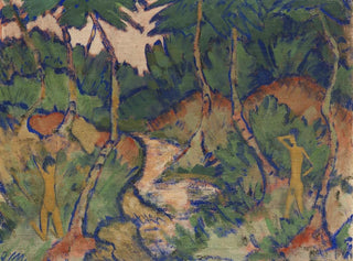Baigneuse dans le paysage - Otto Mueller — näkymä teoksesta