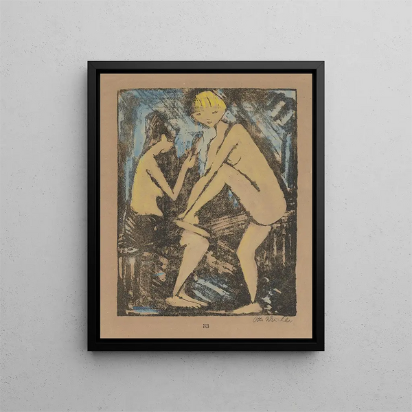 Otto Mueller - Zwei Mdchen mit Handspiegel I.webp