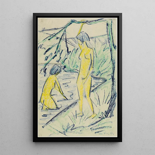 Otto Mueller - Zwei badende Mdchen.webp