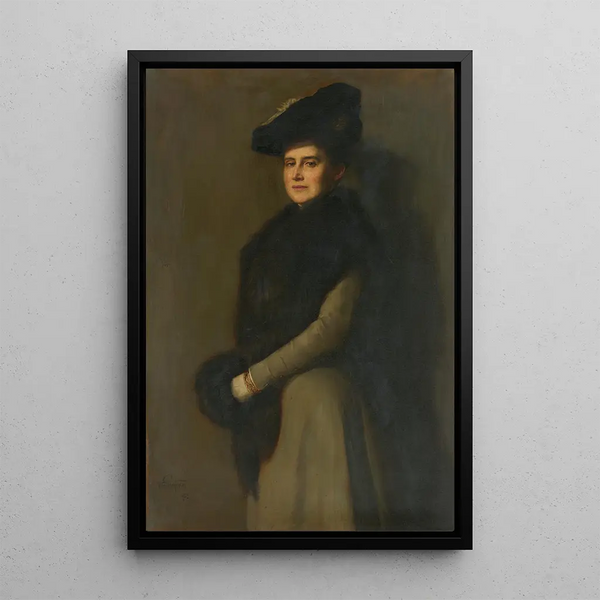 H.R.H. suurherttuattaren perillinen Hilda de Bade - Otto Propheter — kehystetty taideteos seinällä