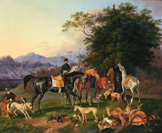 La Chasse - Otto Stotz — näkymä teoksesta
