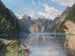 Le lac de Königsee - Otto Strützel — näkymä teoksesta