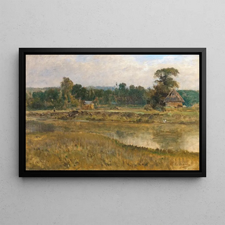 Otto von Thoren - Eine Flusslandschaft.webp