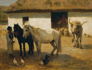 Ferme hongroise - Otto von Thoren — näkymä teoksesta