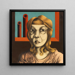 Heinrich Hoerle - Fabrikarbeiterin Factory worker.webp