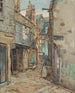 Carnglaze Street, 1910 - Owen Merton — näkymä St Ivesin kujalle
