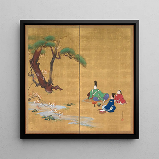 Palais Nagisa des Contes d'Ise - Shibata Zeshin