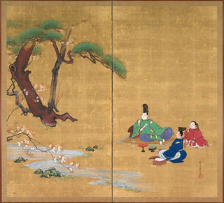 Palais Nagisa des Contes d'Ise - Shibata Zeshin