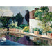 Maalauksen jäljennös Palais de l'Étang, Sévillan kuninkaalliset puutarhat - Joaquin Sorolla