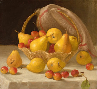 Panier de poires et de pommettes - John F Francis