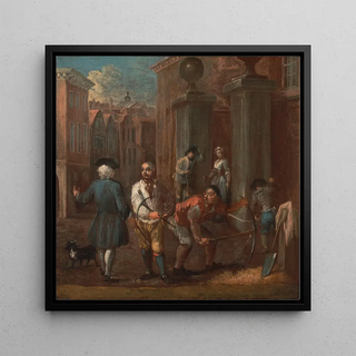 Panneau pour un pavé - William Hogarth