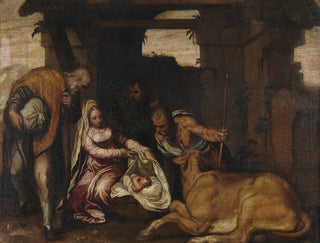 Adoration des bergers - Paolo Farinati — näkymä teoksesta