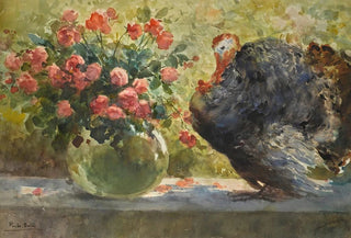 Paolo Sala - Garden terrace with turkey.webp