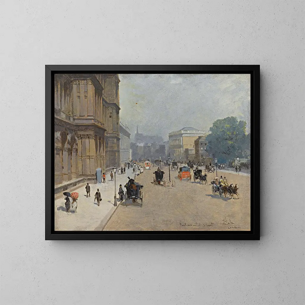 Rue du Parlement, Lontoo - Paolo Sala — kehystetty taideteos seinällä
