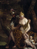 Mars Vénus et Cupidon Mars et Vénus avec Cupidon et un chien - Paolo Véronèse — näkymä teoksesta