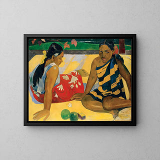 Reproduction tableau | Deux Femmes Tahitiennes - Paul Gauguin | Poster - Toile - Aluminium