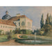 Maalauksen jäljennös Parc du château avec fontaine - Marie Egner