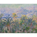 Maalauksen jäljennös Parlmiers à Bordighera - Claude Monet