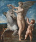 Saturne ja Philyra - Parmigianino — näkymä teoksesta
