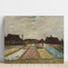 Maalauksen jäljennös Parterres de fleurs en Hollande - Vincent van Gogh