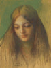 Study of Madonna for the Comforter of the Afflicted - Pascal-Adolphe-Jean Dagnan-Bouveret — näkymä teoksesta