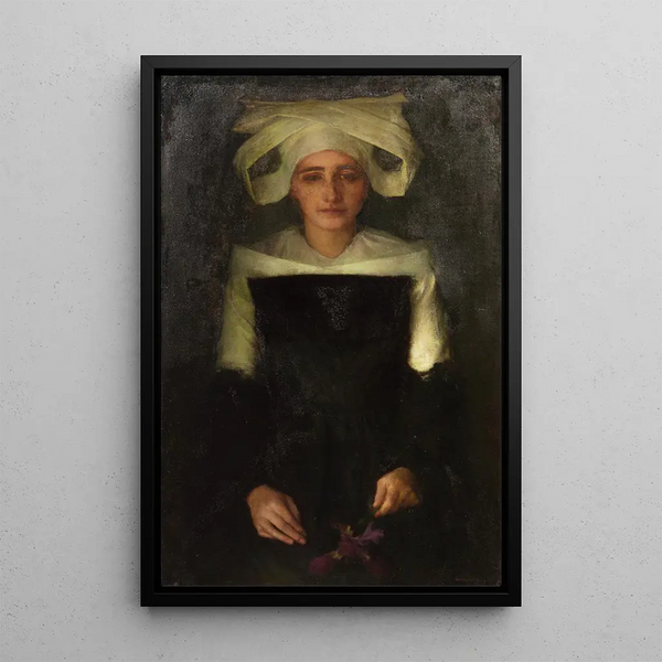 Mietiskely - Pascal-Adolphe-Jean Dagnan-Bouveret — kehystetty taideteos seinällä