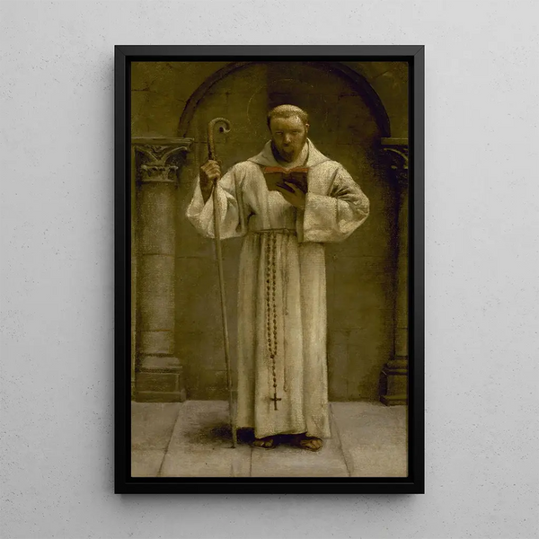 Saint Herbland - Pascal-Adolphe-Jean Dagnan-Bouveret — kehystetty taideteos seinällä