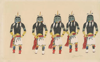 Patricio Toya - LongHaired Kachinas.webp