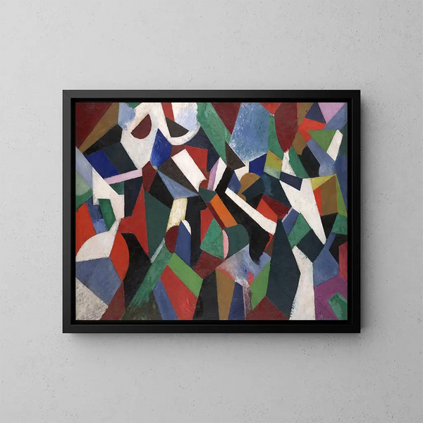 Composition II - Patrick Henry Bruce — kehystetty taideteos seinällä