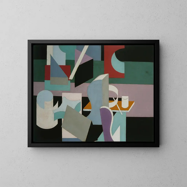Peinture - Patrick Henry Bruce — kehystetty taideteos seinällä