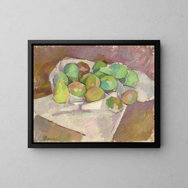 Prunes - Patrick Henry Bruce — kehystetty taideteos seinällä