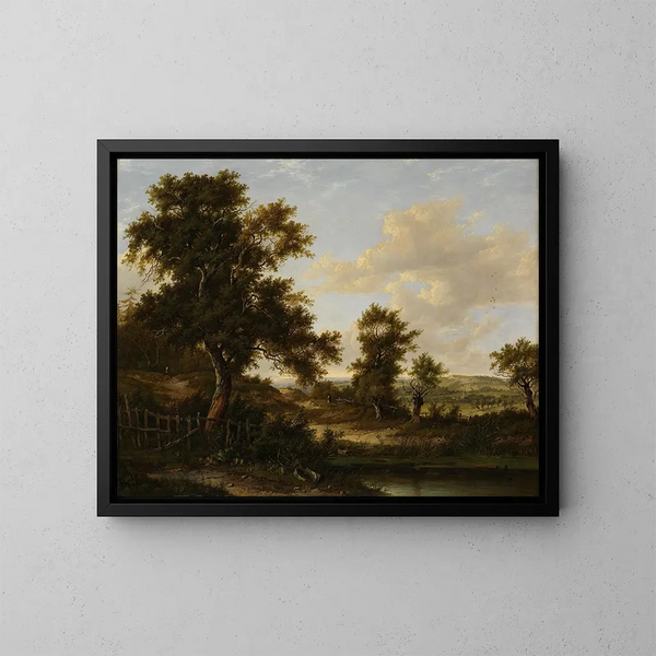 Lähellä Penshurstia, Kent - Patrick Nasmyth — kehystetty taideteos seinällä