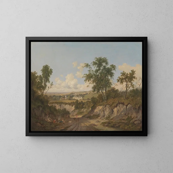 Penshurst Place, Kent - Patrick Nasmyth — kehystetty taideteos seinällä