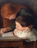 La lecture - Paul-Albert Bartholomé — näkymä teoksesta
