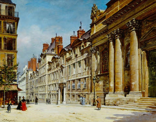 La Sorbonne - Paul-Joseph-Victor Dargaud — näkymä teoksesta