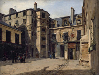 L'hôtel du Prévôt, Passage Charlemagne - Paul-Joseph-Victor Dargaud — näkymä teoksesta