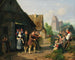 La Procession de mariage - Paul August Plum — näkymä teoksesta