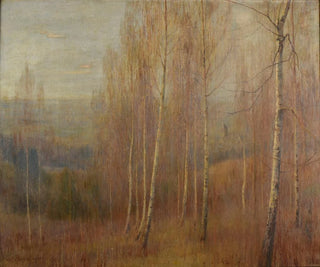 Les Bouleaux en hiver - Paul Bocquet — näkymä teoksesta